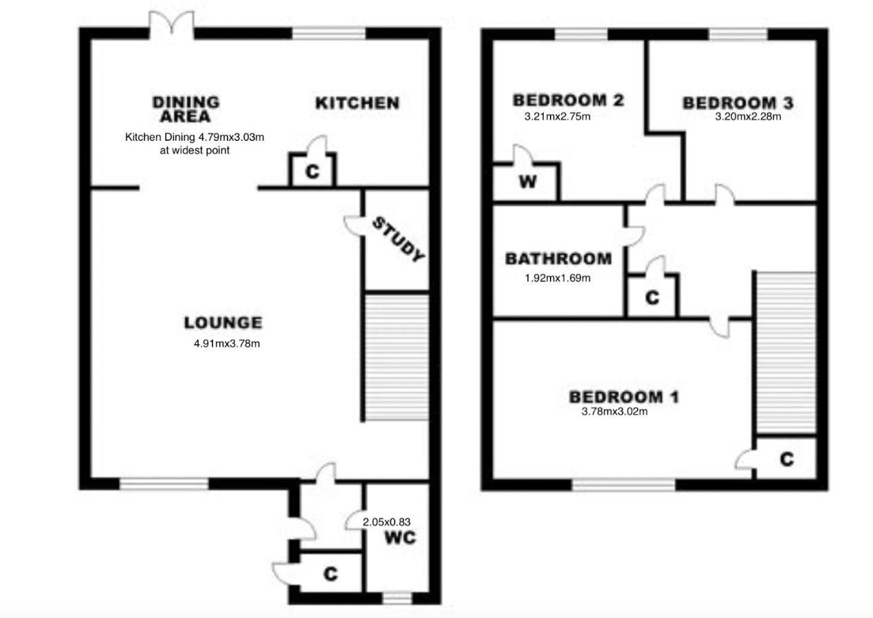 Urban Escape Glasgow Green Free Parking 20Min Walk To City Center מראה חיצוני תמונה